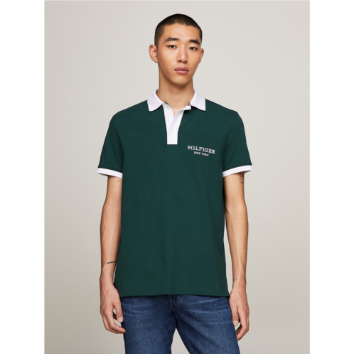 TOMMY HILFIGER Regular Fit Monotype Ringer Polo